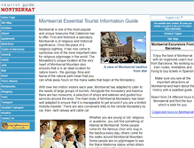 Tablet Screenshot of montserrat-tourist-guide.com